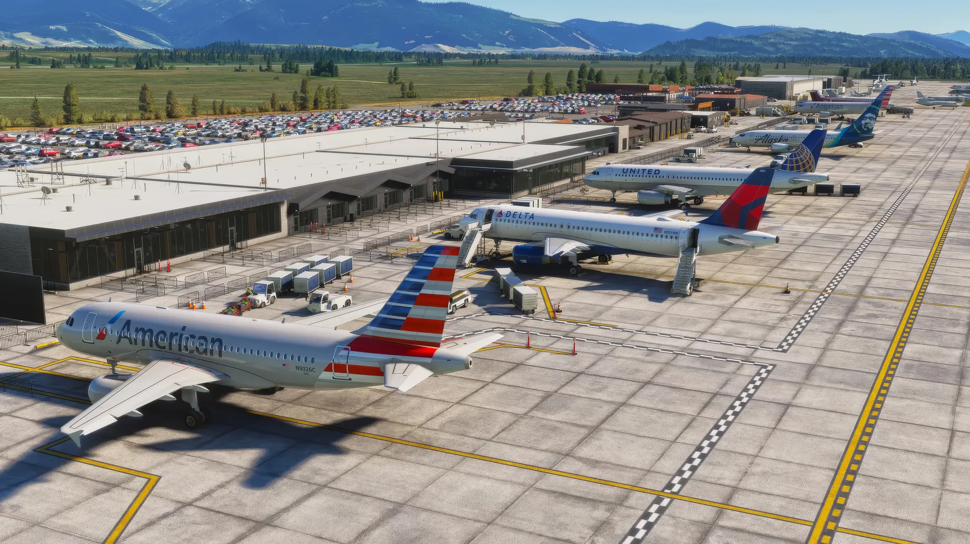 KJAC Jackson Hole Airport Unofficial MSFS Marketplace Browser