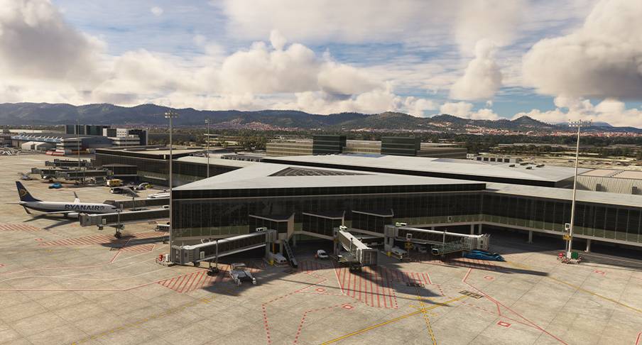 LEBL Barcelona El Prat Airport · Unofficial MSFS Marketplace Browser