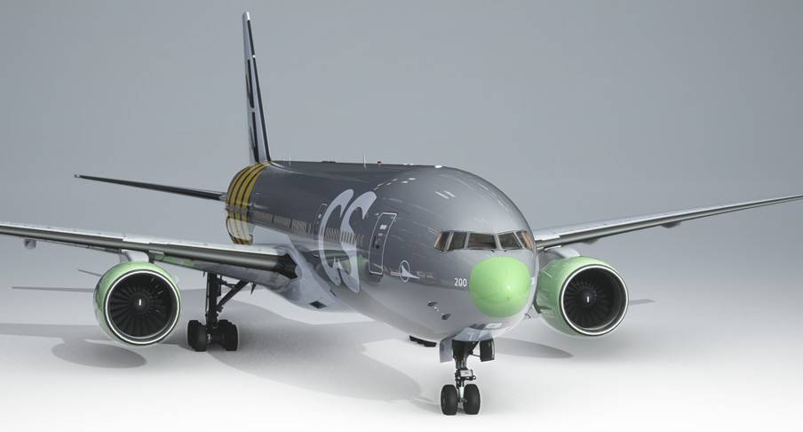 PMDG 777-200ER PIA AP-BMH EUROWHITE DIRTY (w/CABIN) | BY PIA