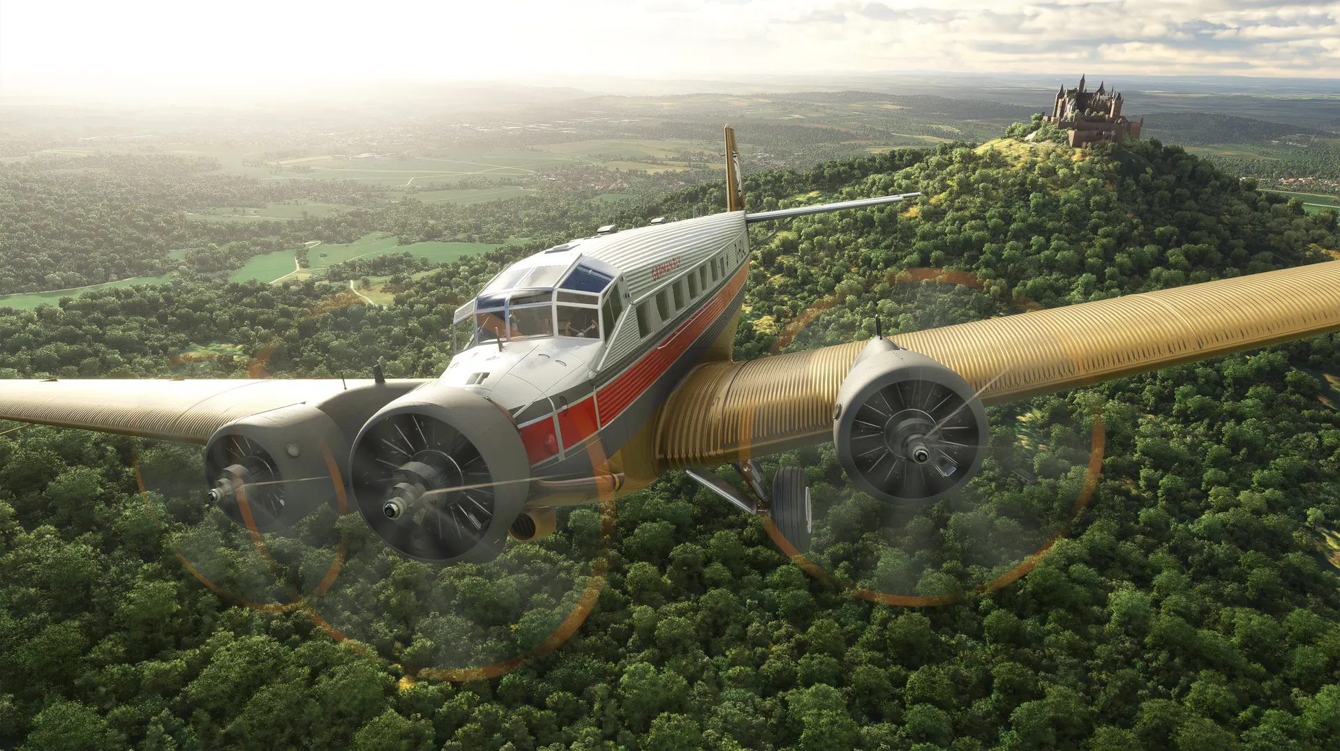 Junkers JU-52 in Microsoft Flight Simulator