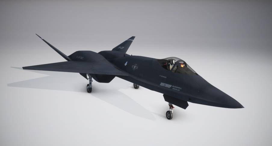 YF-23 BLACK WIDOW II · Unofficial MSFS Marketplace Browser